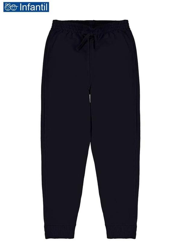 Malwee - Calça Infantil Menina Moletom Malwee 1000109666 00004-Preto