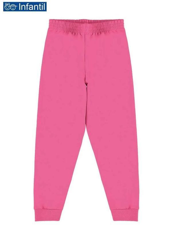 Malwee - Calça Infantil Moletom Malwee 1000108790 01063-Rosa