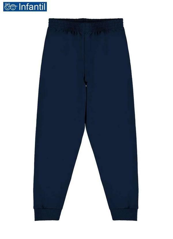 Malwee - Calça Infantil Moletom Malwee 1000108790 02023-Azul-Marinho