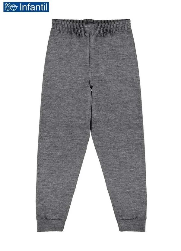 Malwee - Calça Infantil Moletom Malwee 1000108790 60000-Grafite