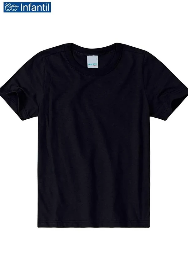 Malwee - Camiseta Infantil Menino Malwee 1000086765 00004-Preto