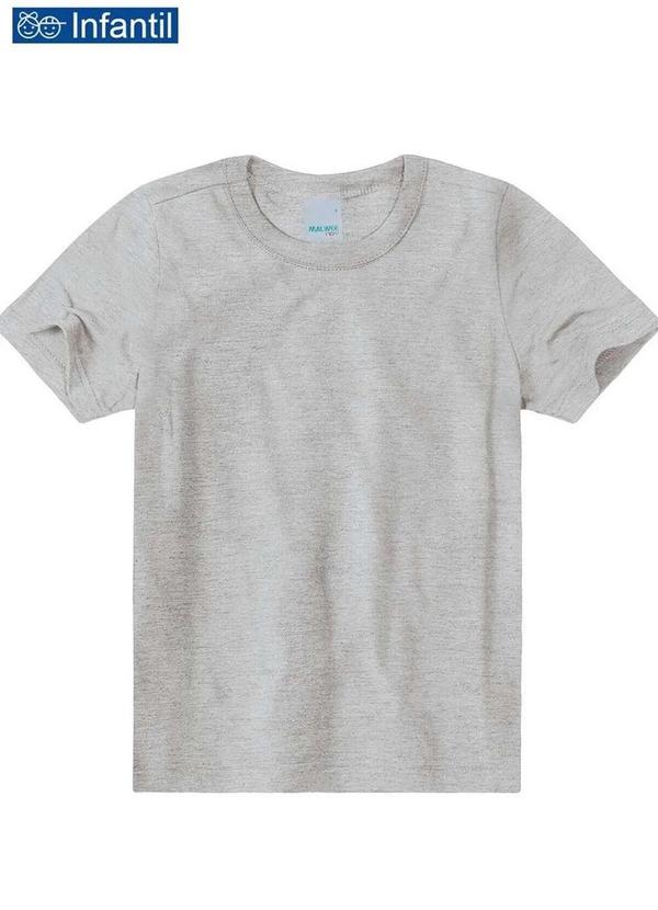 Malwee - Camiseta Infantil Menino Malwee 1000086765 50000-Cinza-Mescla