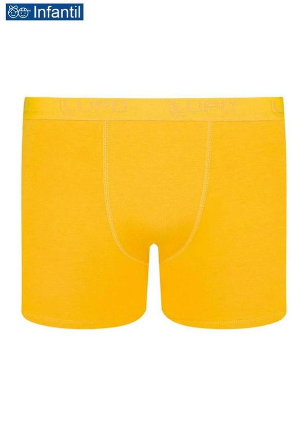 Lupo - Cueca Infantil Boxer Lupinho 150-002 3640-Amarelo-Ouro