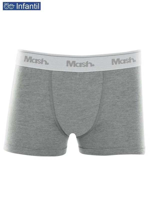 Mash - Cueca Infantil Boxer Mash 190.03 Cz05-Cinza
