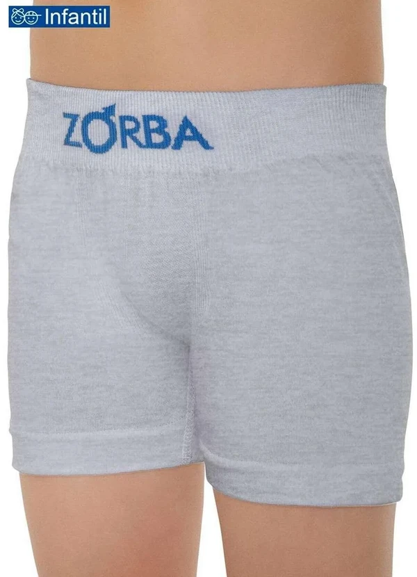 Zorba - Cueca Infantil Boxer Zorba 678 41-Mescla-Claro 3