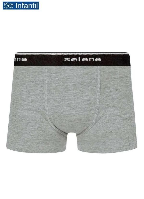 Selene - Cueca Selene Boxer 12450-001 583-Cinza-Mescla