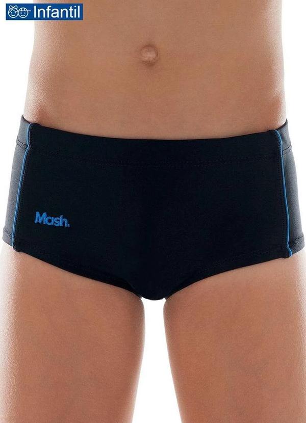 Mash - Sunga Praia Infantil Mash 312.09 Pt00-Preto