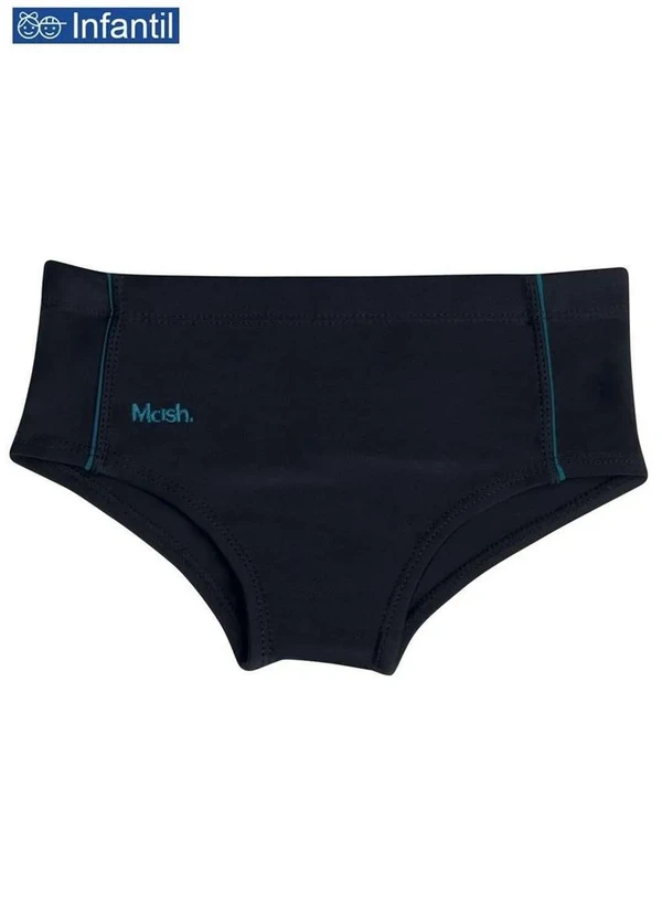 Mash - Sunga Praia Infantil Mash 312.09 Pt00-Preto 2
