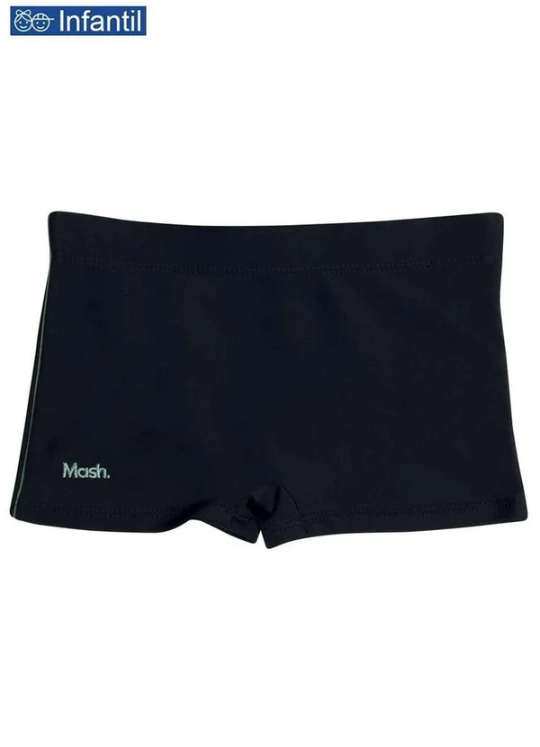 Mash - Sunga Praia Mash 310.07 Infantil Pt00-Preto