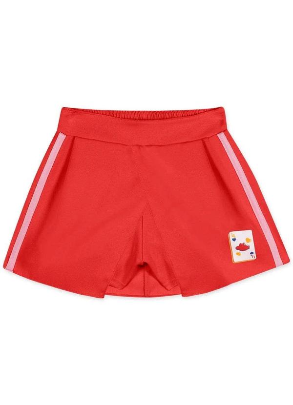 Lilica Ripilica - Short Saia Estampado Lilica Ripilica - 10114137i Vermelho