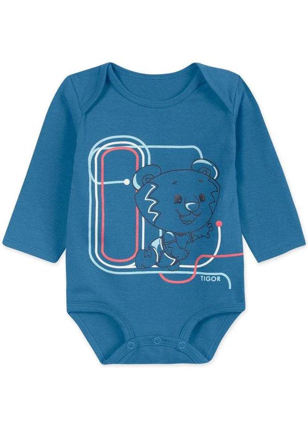 Tigor T Tigre - Body Tigor T. Tigre com Proteção Infantil - 10209917b Azul