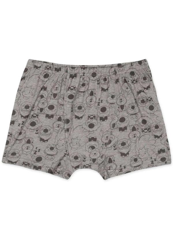 Lilica Ripilica - Kit Cueca Boxer 2 Peças Mundo Ripilica - 11400590i Cinza