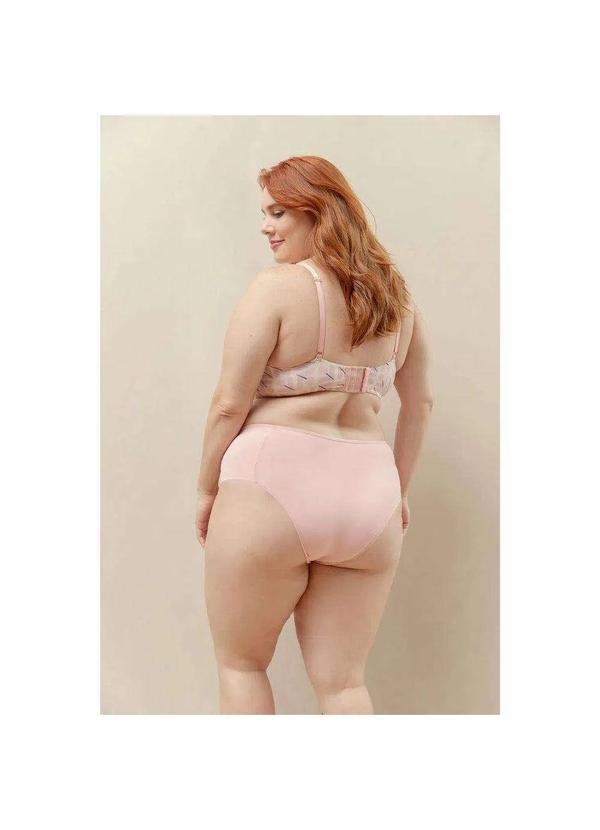 2rios - Calcinha Lateral Dupla Plus Size Rosa