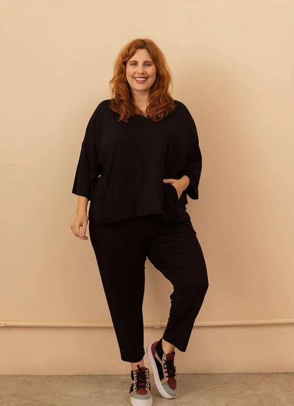 Bold - Conjunto Alba Plus Size Preto