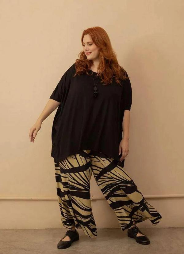 Bold - Blusa Ampla Plus Size Preto 3