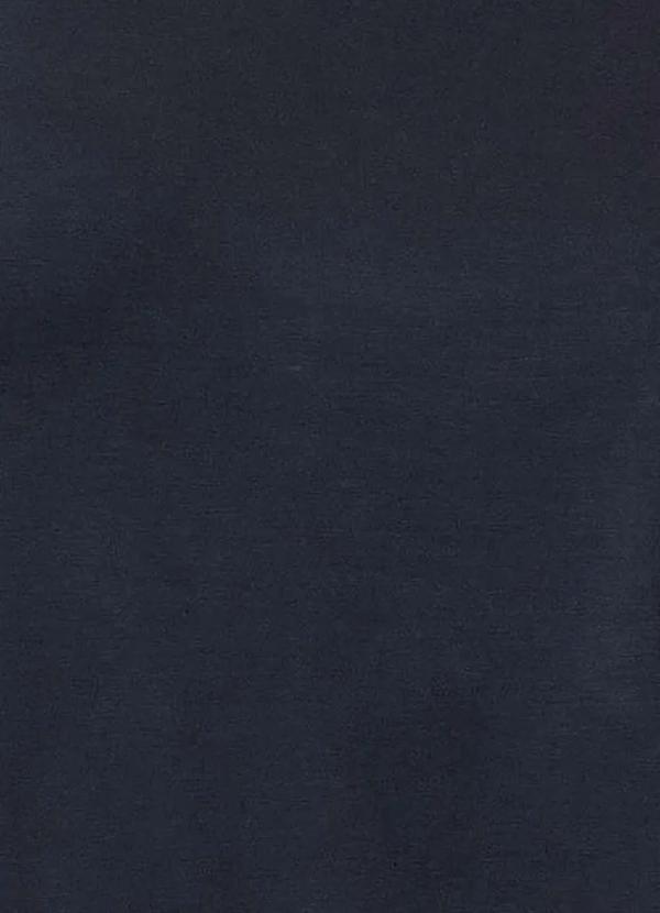 Bold - Blusa Evasê Manga Longa Plus Size Azul