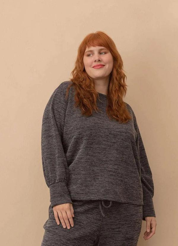 Bold - Blusa Giovana Plus Size Azul