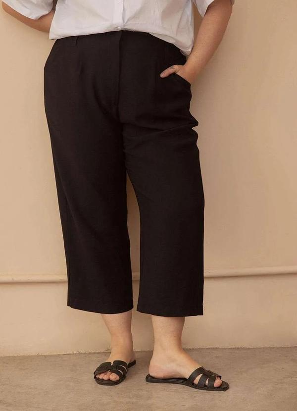 Bold - Calça Alfaiataria Doha Plus Size Preto 3