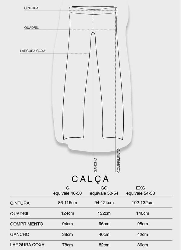 Bold - Calça Alfaiataria Doha Plus Size Preto 8