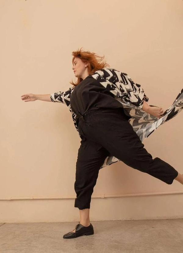 Bold - Calça Cenoura Manuela Plus Size Preto 1