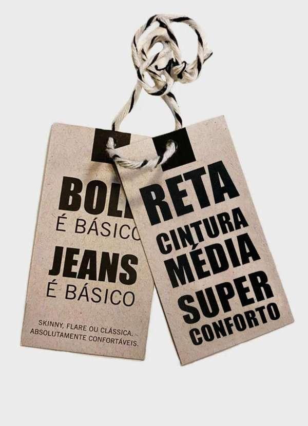 Bold - Calça Jeans Reta Cintura Média Plus Size Azul 8