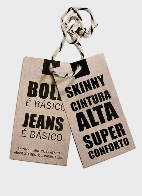 Bold - Calça Jeans Skinny Comfort Cintura Alta Plus Size Preto 6