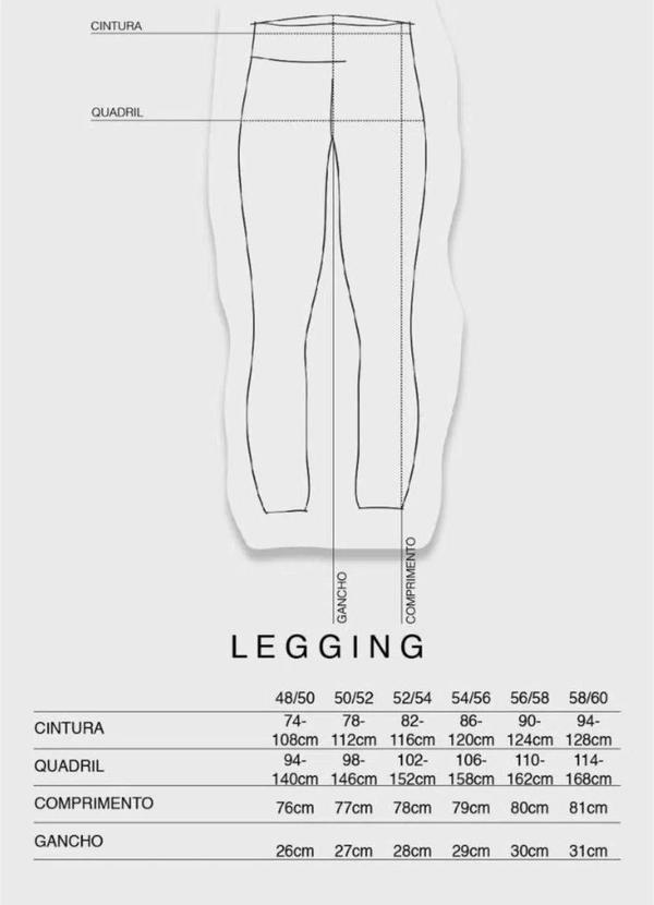 Bold Fit - Calça Legging com Bolsos Tule Plus Size Preto 4