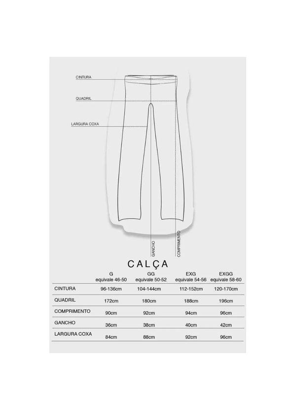 Bold - Calça Pantalona Básica Plus Size Azul 6