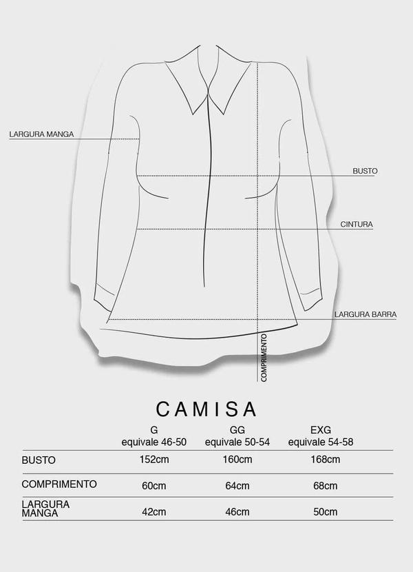Bold - Camisa Débora com Pespontos Plus Size Branco 10