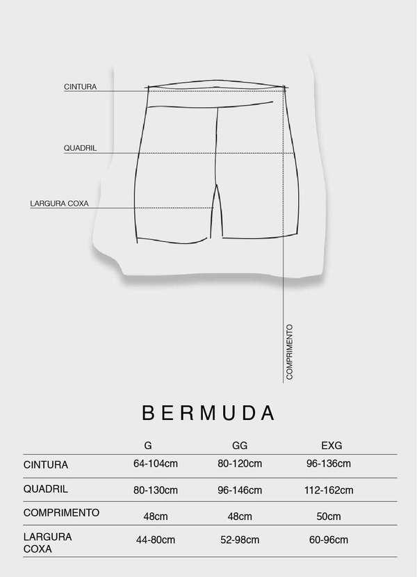 Bold Intimates - Bermuda Anti Atrito Plus Size Preto 5