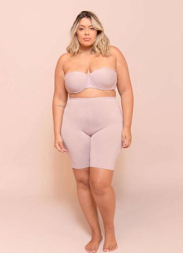 Bold Intimates - Bermuda Anti Atrito Plus Size Rosa