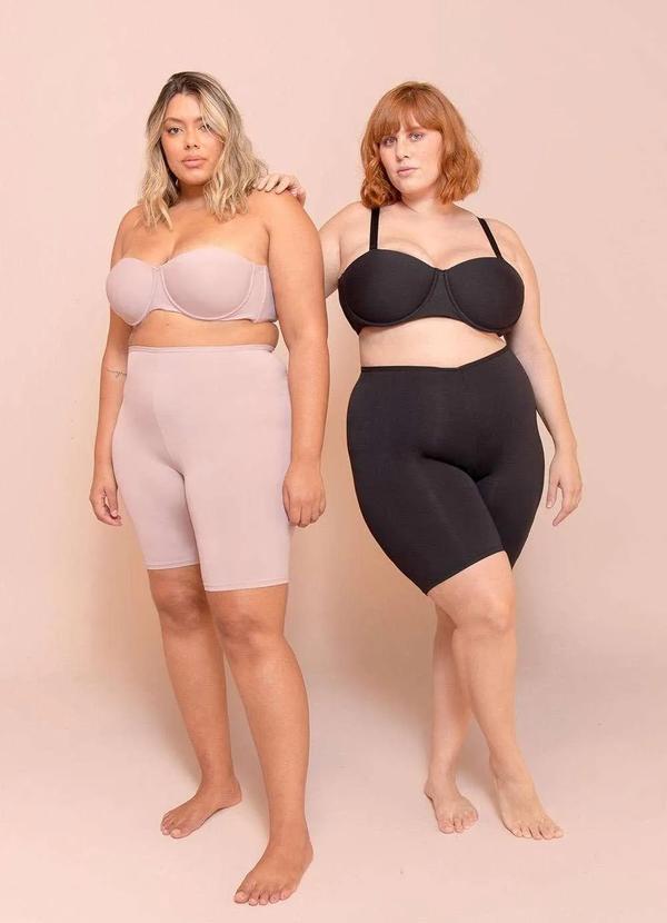 Bold Intimates - Bermuda Anti Atrito Plus Size Rosa 5