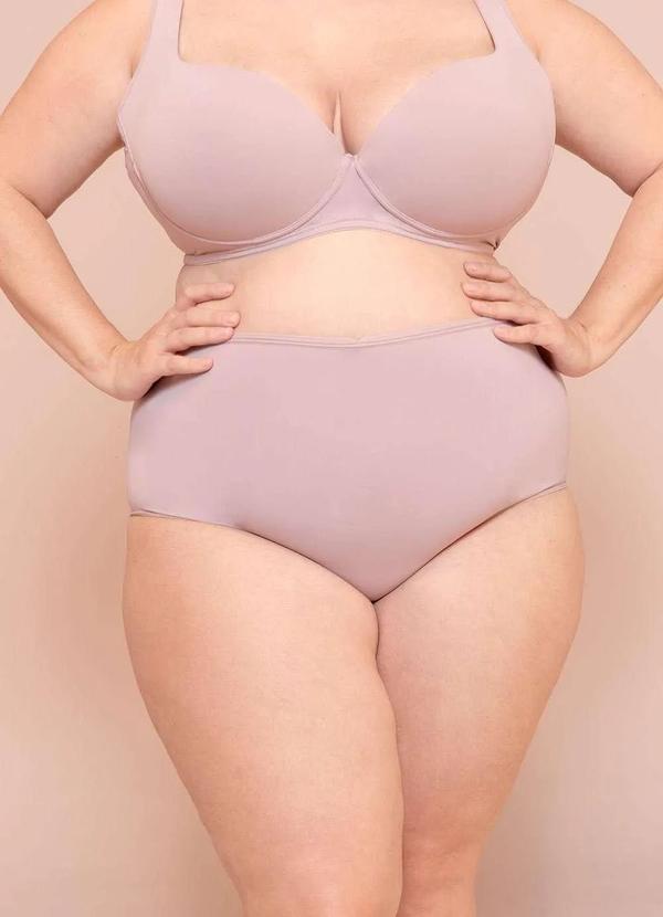 Bold Intimates - Calcinha Hot Pants Alta Compressão Plus Size Rosa 2
