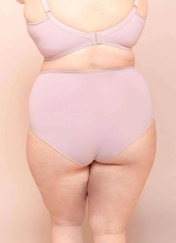 Bold Intimates - Calcinha Hot Pants Alta Compressão Plus Size Rosa 4