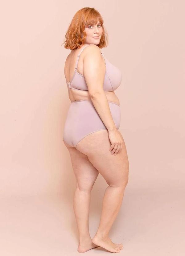 Bold Intimates - Calcinha Hot Pants Alta Compressão Plus Size Rosa 5