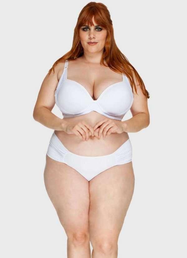 2rios - Calcinha Lateral Drapeada Plus Size Branco 3