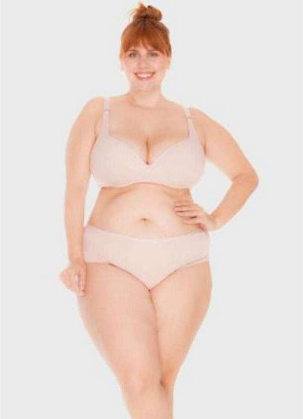 2rios - Calcinha Lateral Dupla Plus Size Rosa