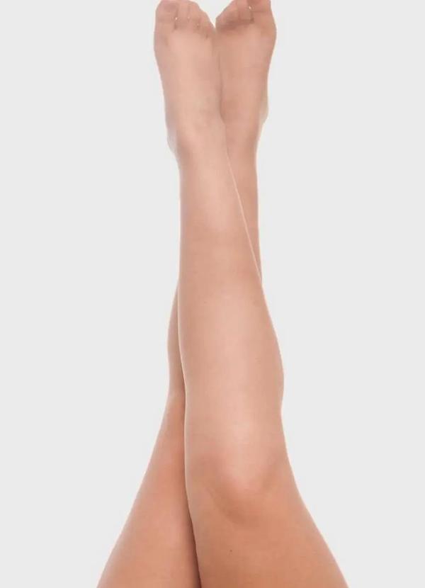 Lupo - Meia Calça Fio 20 Natural Peach Plus Size Bege