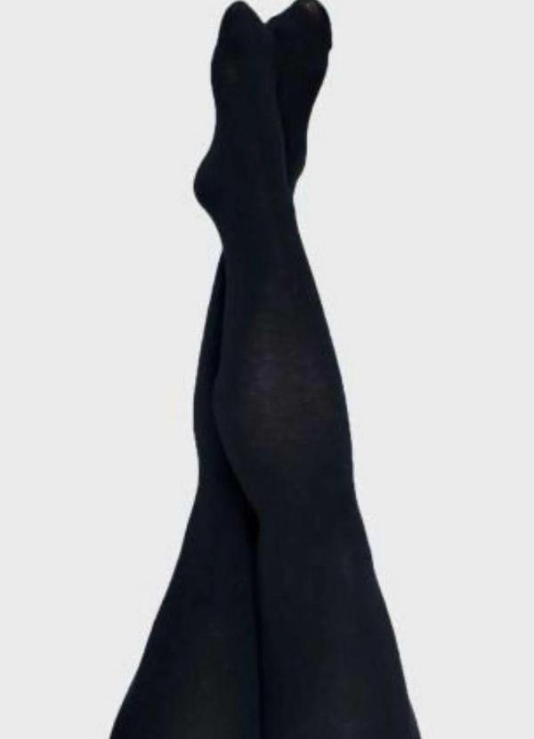 Lupo - Meia Calça Fio 80 Acrílico Plus Size Preto