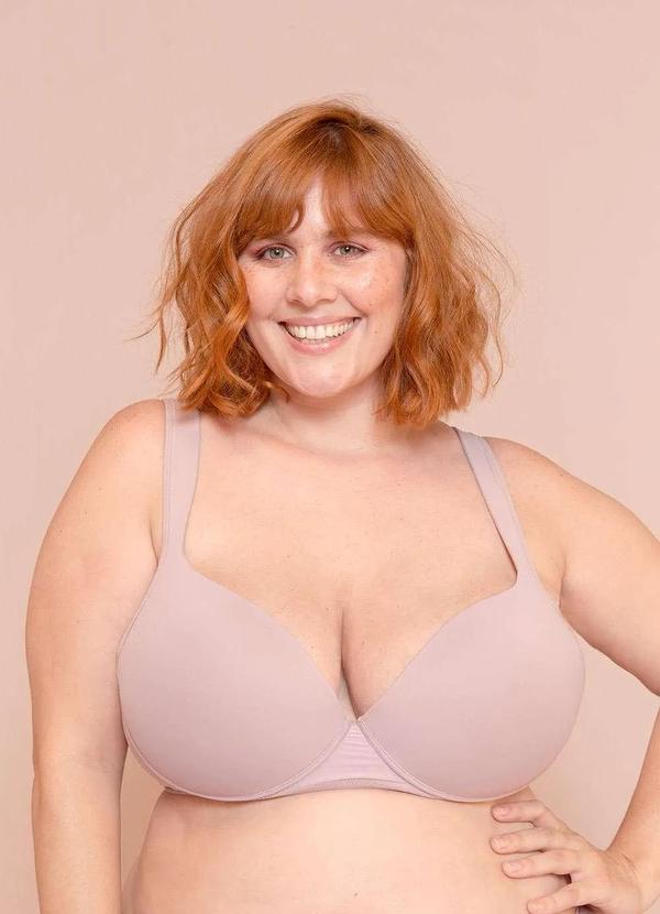 Bold Intimates - Sutiã Alças Soft Busto Médio Plus Size Rosa 6