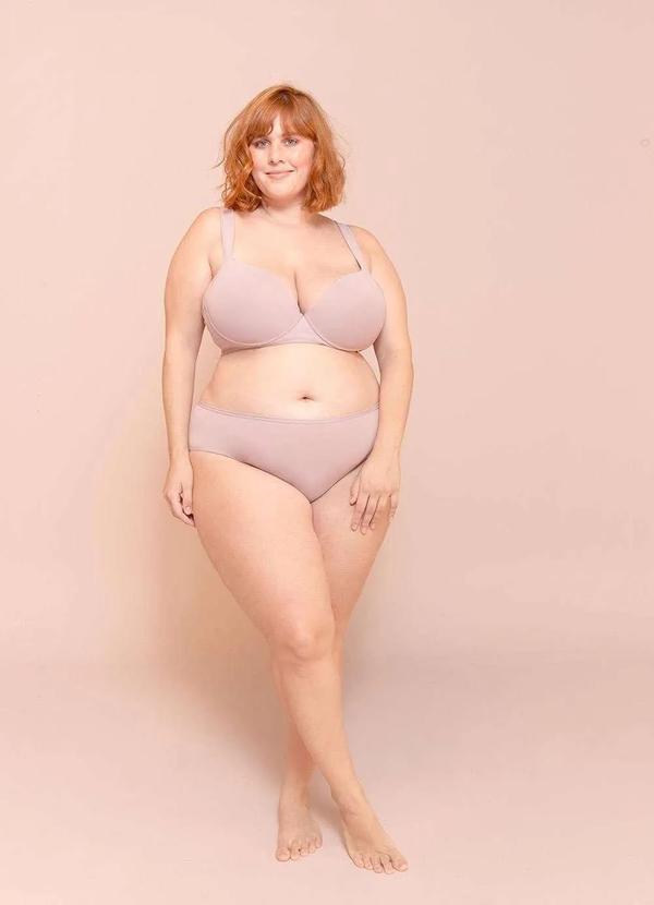 Bold Intimates - Sutiã Alças Soft Busto Médio Plus Size Rosa 5