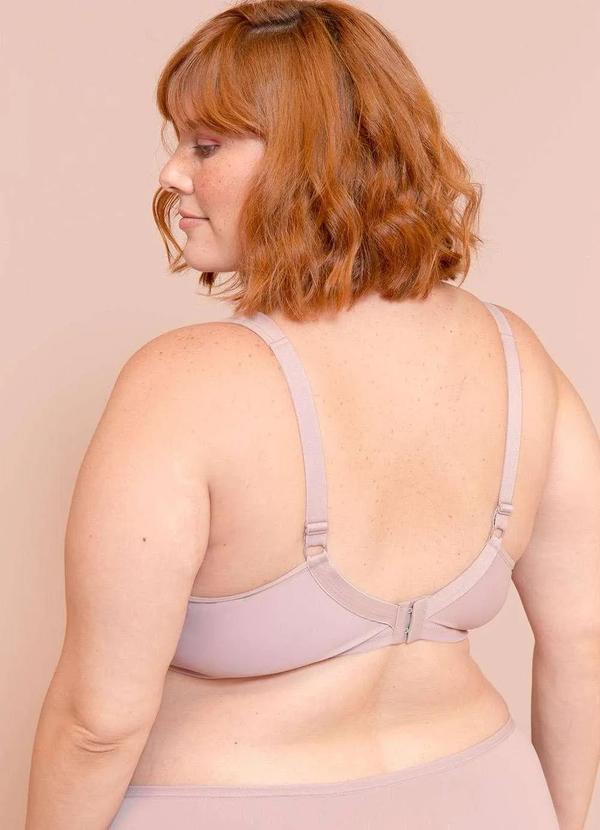 Bold Intimates - Sutiã Alças Soft Busto Médio Plus Size Rosa 4