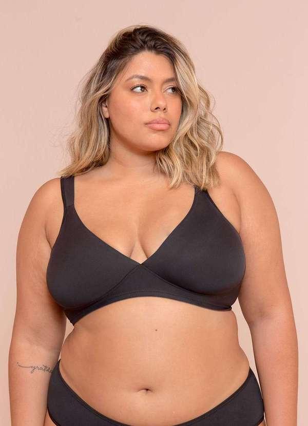 Bold Intimates - Sutiã Comfy Plus Size Preto