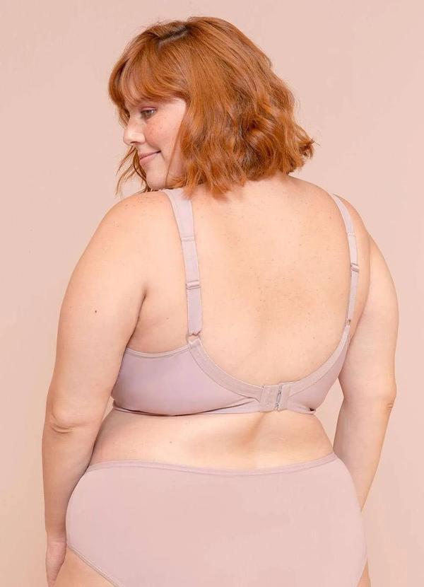 Bold Intimates - Sutiã Comfy Plus Size Rosa 3