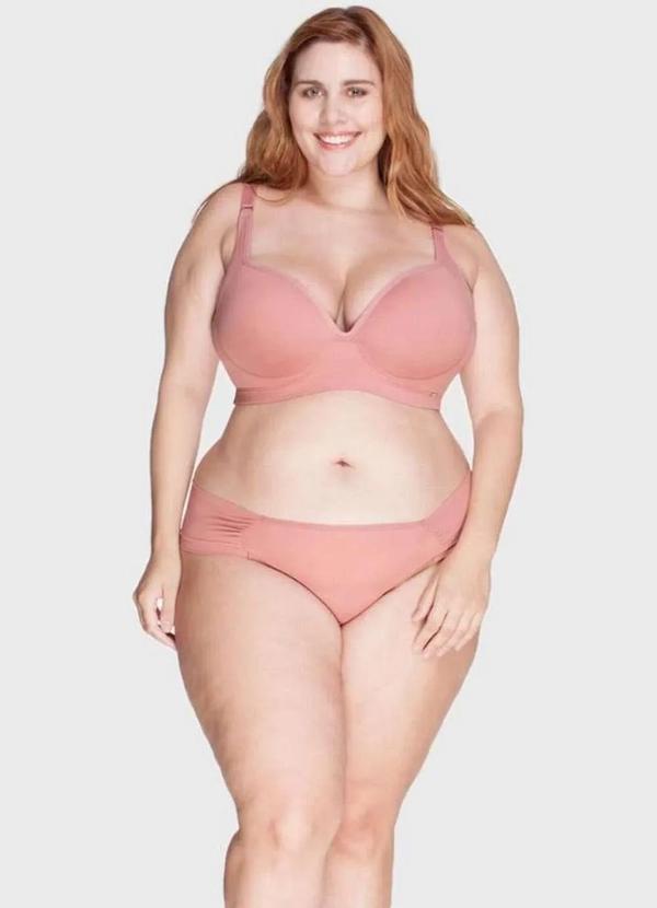2rios - Sutiã Reforçado com Laterais Super Largas e Elástico no Cós Rosa 5