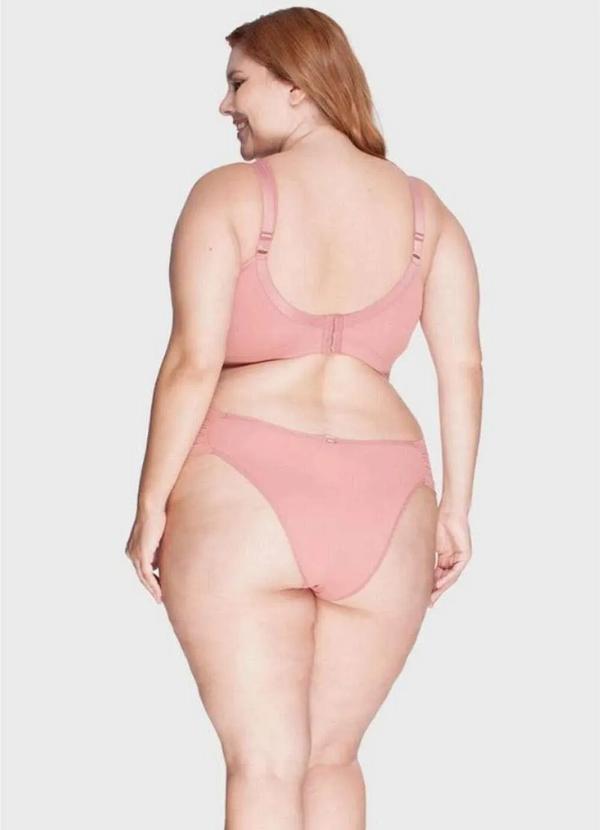 2rios - Sutiã Reforçado com Laterais Super Largas e Elástico no Cós Rosa 3