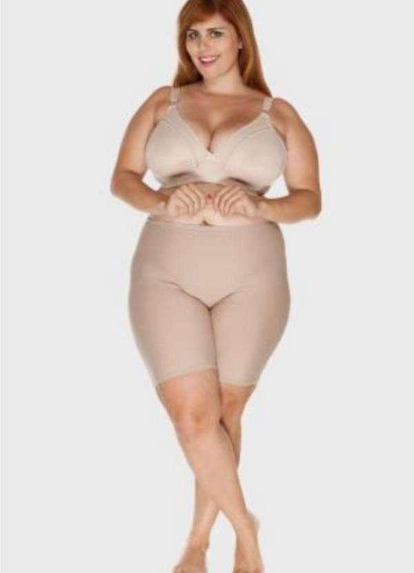 Delrio - Sutiã Satine Moldado Plus Size Bege