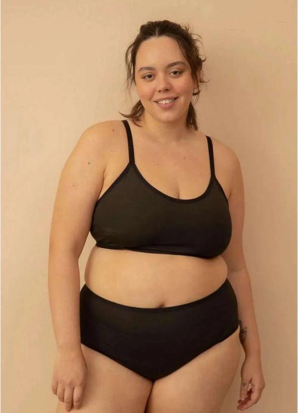 Bold Intimates - Top Sutiã Basic Plus Size Preto