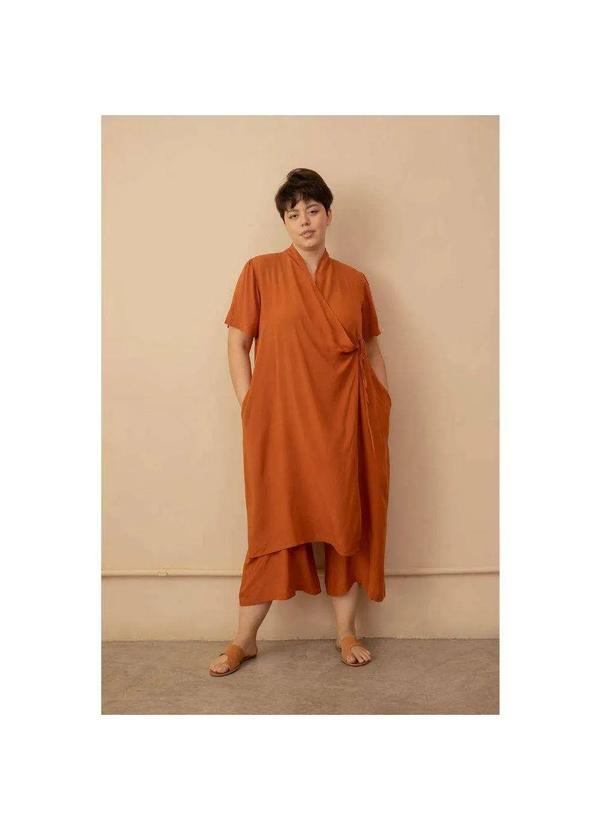 Bold - Macacão Luciana Plus Size Laranja