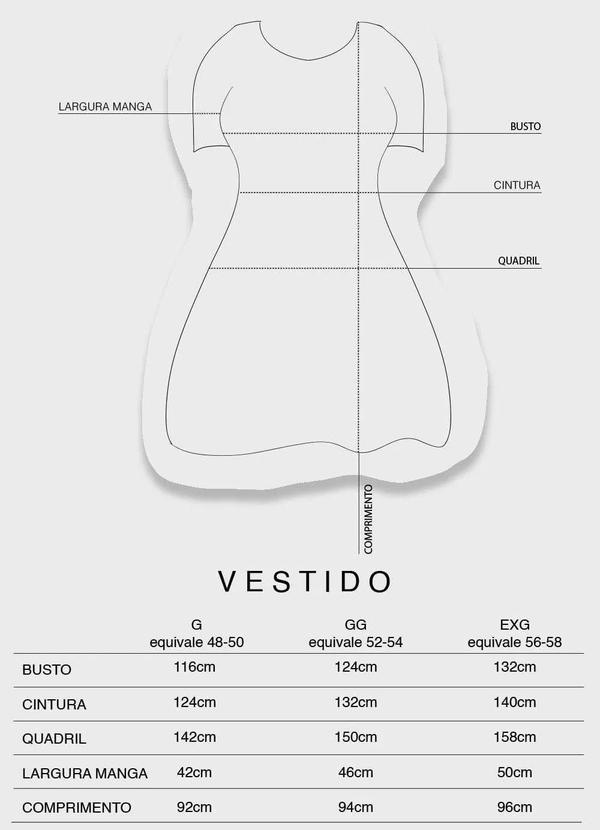 Bold - Vestido Evasê Veludo Plus Size Preto 7